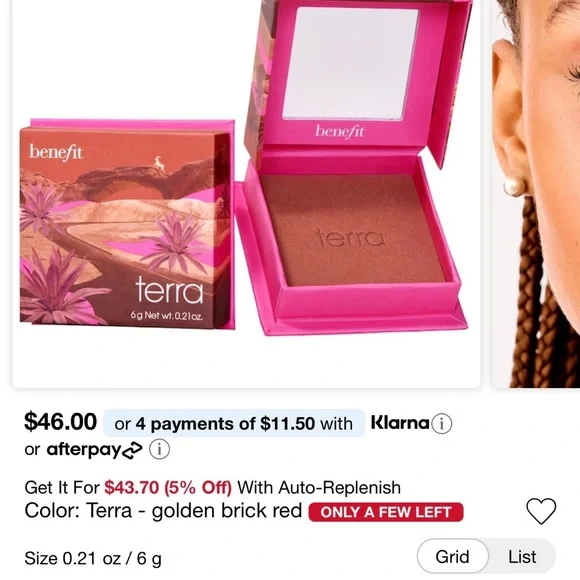 Benefit Terra Bronzing Powder - Picture 1 of 2